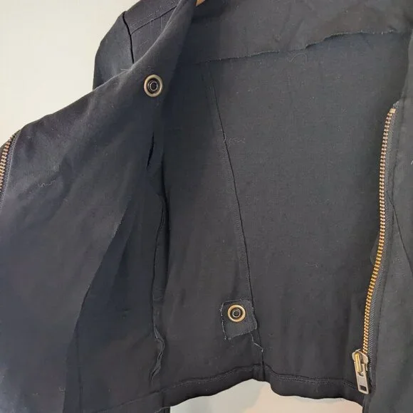 cAbi Ponte Knit Moto Jacket, Sz 6 - Picture 6 of 6